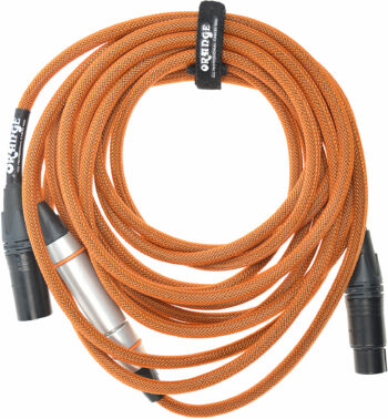 TWISTER CABLE MIC 6M XLR - ORANGE