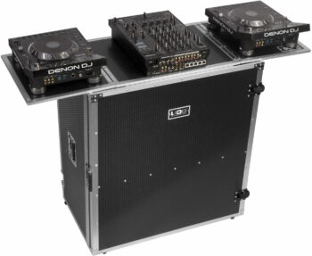 U92049SL2 - ULTIMATE FOLD OUT DJ TABLE SILVER PLUS (WHEELS) - UDG