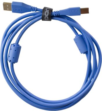 U95001LB - ULTIMATE AUDIO CABLE USB 2.0 A-B BLUE STRAIGHT 1M - UDG