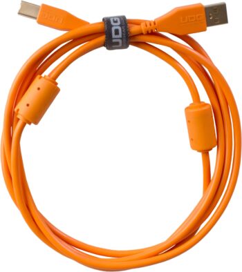 U95001OR - ULTIMATE AUDIO CABLE  USB 2.0 A-B ORANGE STRAIGHT 1M - UDG