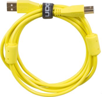 U95003YL - ULTIMATE AUDIO CABLE USB 2.0 A-B YELLOW STRAIGHT 3M - UDG