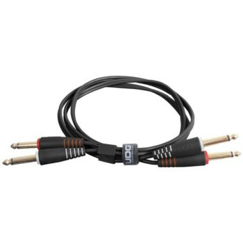 U97002BL - ULTIMATE AUDIO CABLE SET JACK - JACK STRAIGHT BLACK - UDG